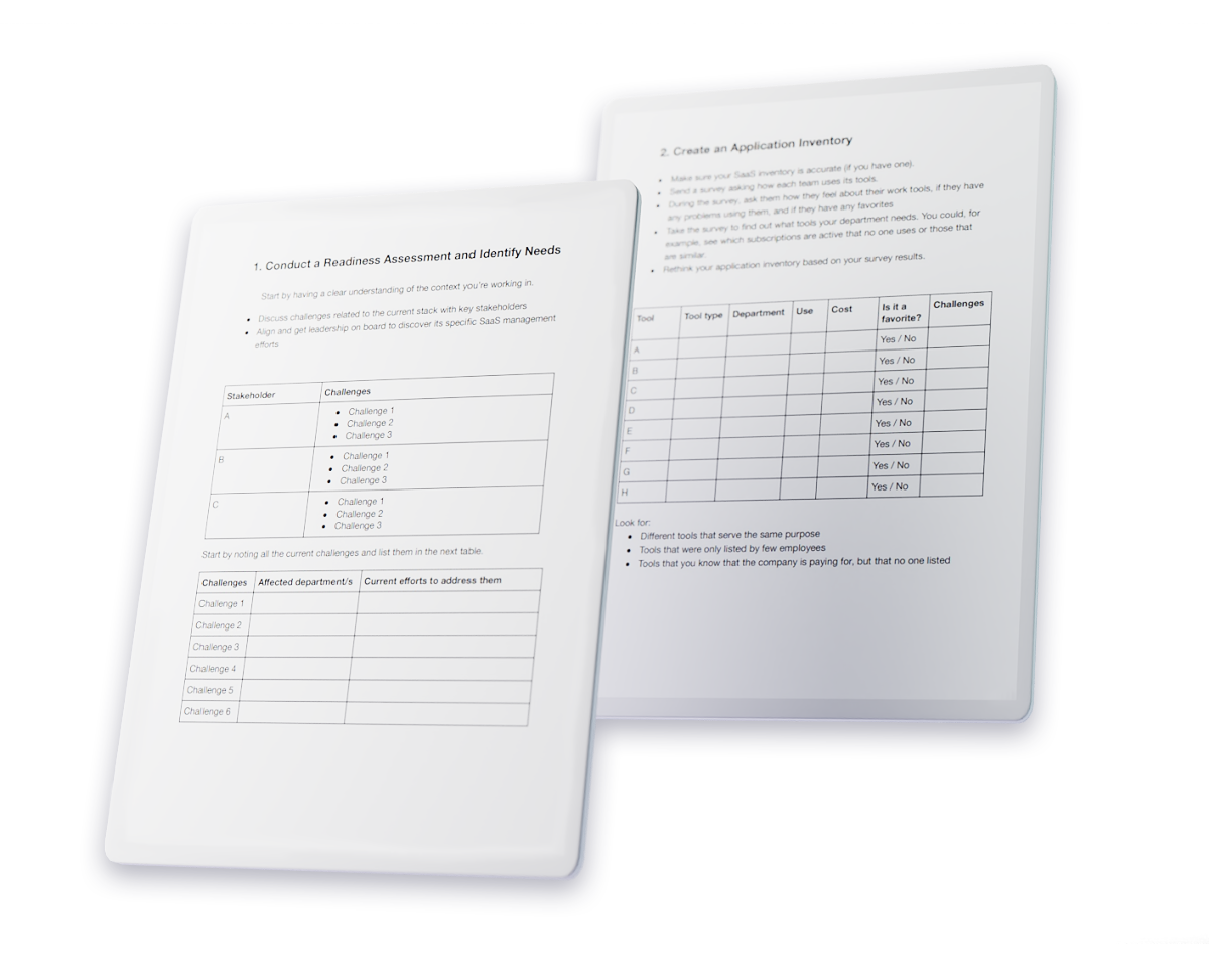Application Rationalization Template